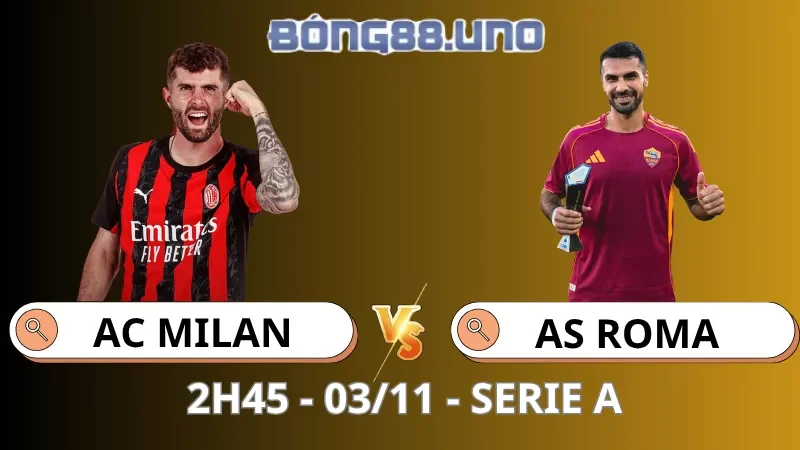 Soi Kèo AC Milan Vs AS Roma