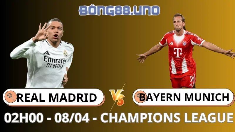 Soi Kèo Real Madrid Vs Bayern Munich